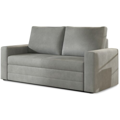 ELTAP Svijetlo siva baršunasti sklopiva/s prostorom za odlaganje sofa 151 cm Wave – Cene