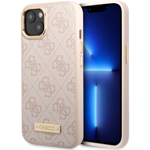 Guess GUHMP14SU4GPRP ovitek Magsafe za iPhone 14 6.1 - roza Slike