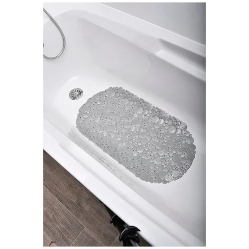  PODLOGA ZA KADU 69X36CM PROZIRNO SIVA BUBBLES TENDANCE