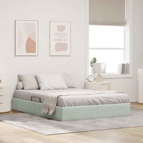  s od storage s pohranom Svjetlosiva 137 x 190 cm Bar&scaron;un Cijene