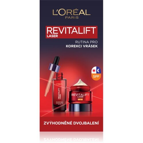 L&amp;acute;Or&amp;eacute;al Paris Revitalift Laser set za korekcijo gub 2 kos Slike