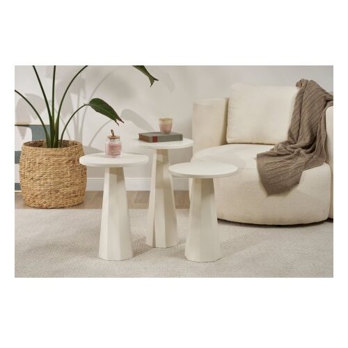 Hanah home Set klub stolića, Lilyum, 3 dijela, Bijela Cijene