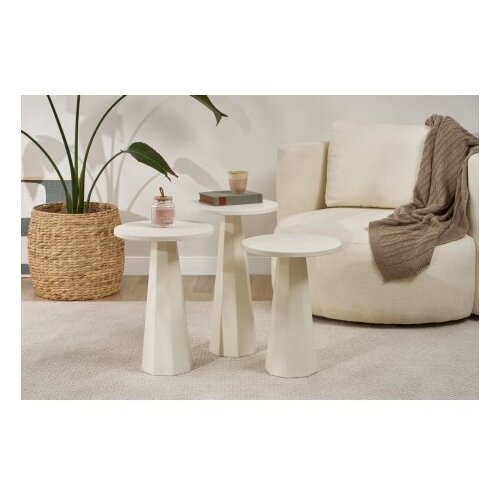 Hanah home Set stočića Lilyum (57 + 52 + 47) White Cene