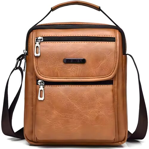  Mu&scaron;ka Crossbody Torba WEIXIER HA-35445 - Smeđa KP35445 Cene