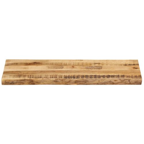 Stolna ploča sa živi rub 90x40x3,8 cm masivno grubo drvo manga Slike