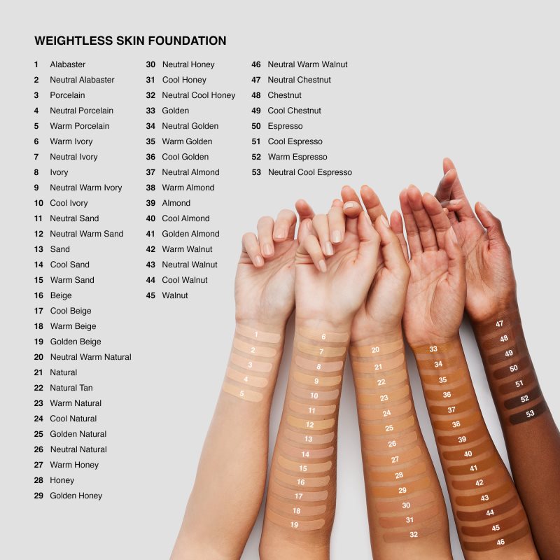 Bobbi Brown Weightless Skin Foundation SPF 15 dolgoobstojen tekoči puder z vlažilnim učinkom odtenek Chestnut 30 ml Slike