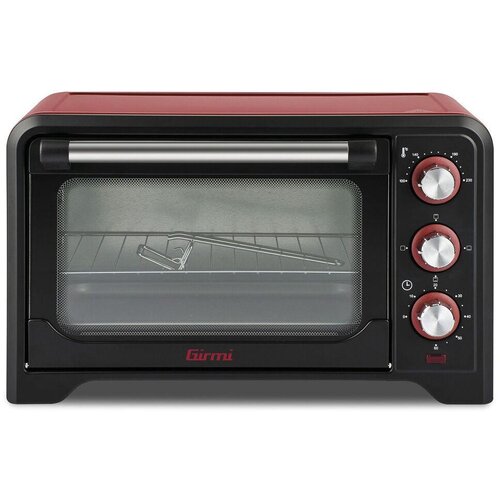 Girmi Mini pečica FE20 z ventilacijo, 20 l, 1380 W, črno-rdeča, (5000119118) Slike