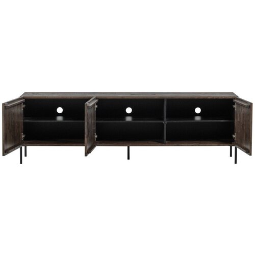 WOOOD Smeđa TV komoda od masivnog bora 180x56x46 cm Bono &amp;ndash; Slike