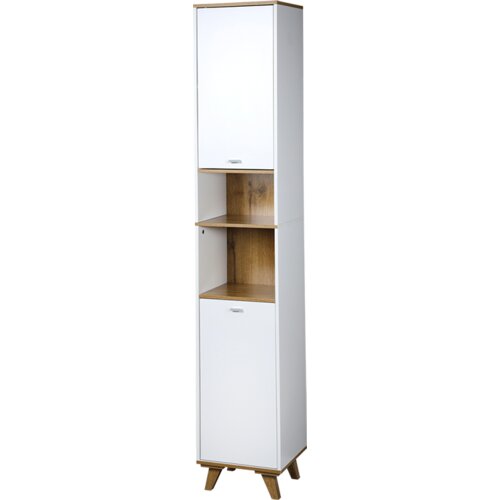 Kesper KSP15991 ormarić sa 2 vrata i 2 podesive police 32X28X180 cm beli lak Cene