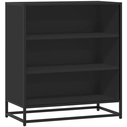 Maison Chic Komoda - Predalnik črna 68x35x76 cm inženirski les in kovina, (21722614) Cene
