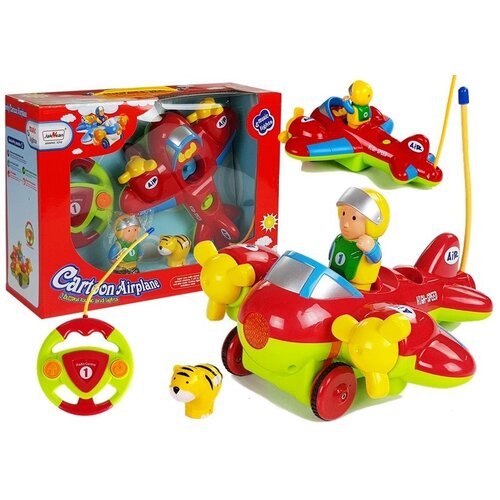  Letalo na daljinsko upravljanje BABY - rdeče/zelene Slike