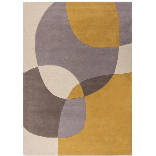 Flair Rugs Narančasto-bež vuneni tepih 170x120 cm Glow - Slike