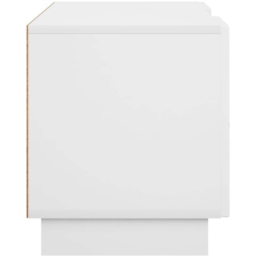  TV stalak 90 x 34.5 x 40 cm Bijela visokog sjaja Slike