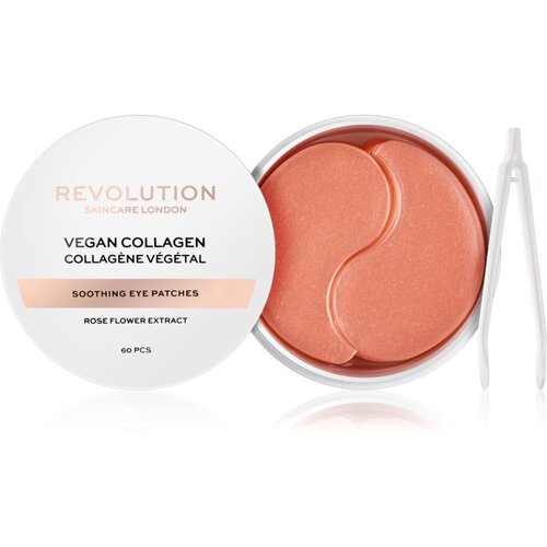 Revolution Rose Gold Vegan Collagen hidrogel maska za područje oko očiju s umirujućim djelovanjem 60 kom Cijene