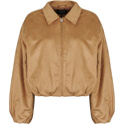 Only Jakne ONLFIONA FAUX SUEDE PADDED BOMBER Bež Slike