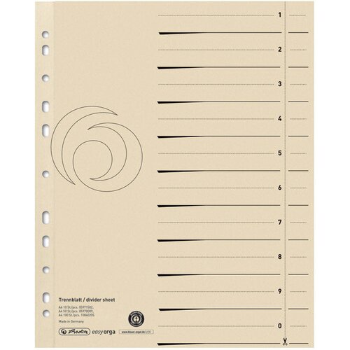 Pregrada KARTONSKA A4 PK100 HERLITZ 10840205 Cijene