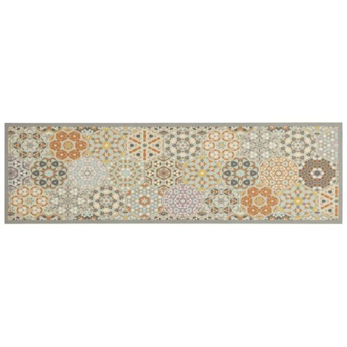  Kuhinjski tepih perivi pastelni &amp;scaron;esterokuti 45 x 150 cm bar&amp;scaron;un Slike