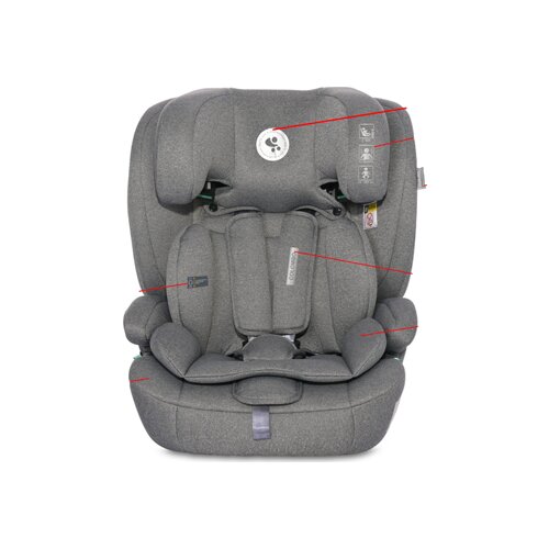 Lorelli COLOMBO Autosjedalica Grey 0-12 godina/0-36 kg (0+/1/2/3) Slike