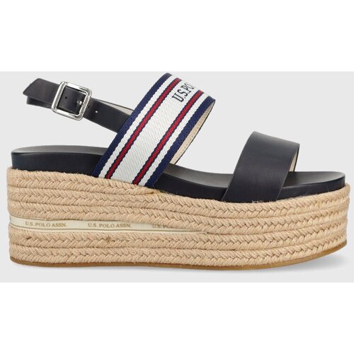 US Polo Assn Sandali LOREN ženski, mornarsko modra barva, LOREN006D Slike