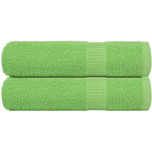 vidaXL Brisače 2 kos zelena 100x150 cm 360 gsm 100% bombaž Cene