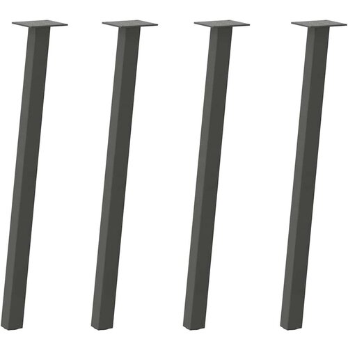 VidaXL Noge stolića za kavu 4 kom antracit 72 cm čelik Slike