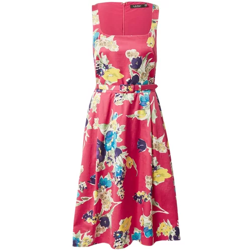 Polo Ralph Lauren Koktel haljina 'HAVRAM' plava / žuta / roza