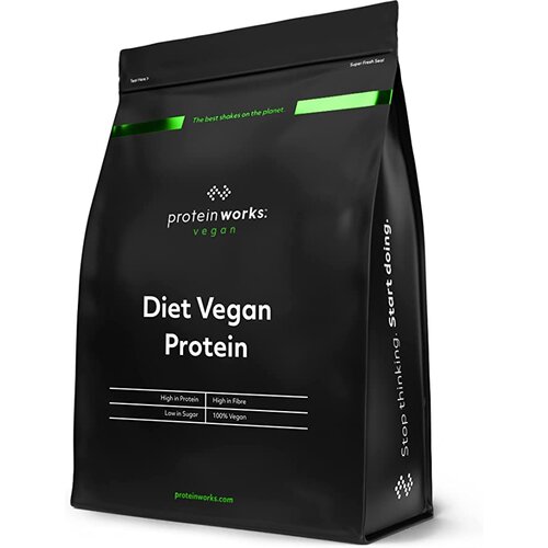 The Protein Works Dijetalni Veganski Protein 1000 g chocolate silk Slike