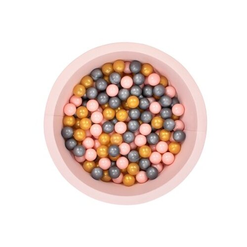 WALLXPERT bazen s lopticama, Bubble Pops v10, 85x85x30 cm, roze Cene
