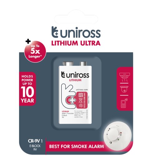 Uniross Baterija 9V litij ULI9V1 (1 kom), (21533612) Cene