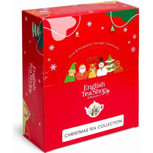 English Tea Shop Display Pack "božični prijatelji", 3 vrste, bio - 30 čajnih vrečk