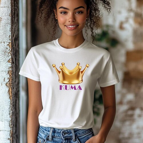 CAMISETA Majica sa štampanim printom Cam 313, Ženska, Bela Cene