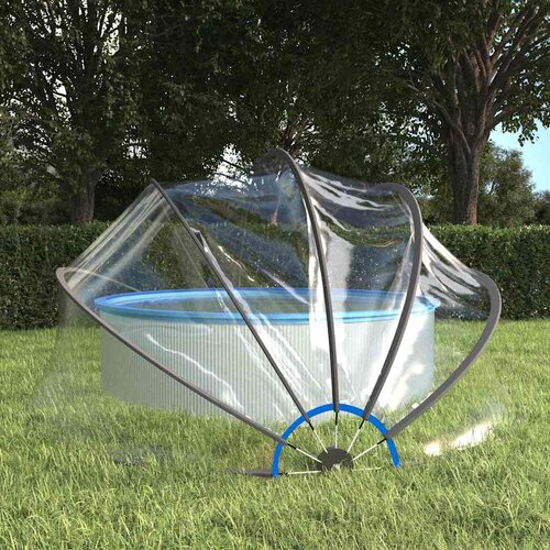  Okrugla bazenska kupola 406 x 203 cm PVC Cene