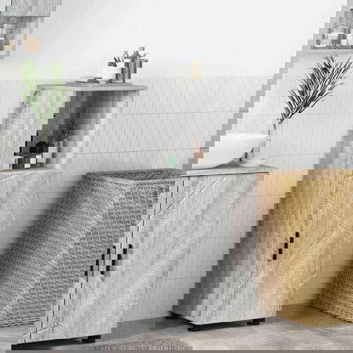 vidaXL Kupaonski ormar s policom Sivi hrast sonoma 30 x 35 x 95 cm Cijene