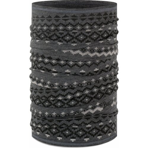 Buff Merino Lightweight Neckwear Faizen Grey Slike