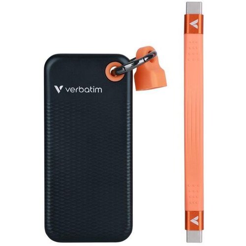 Verbatim Pocket SSD USB 3.2 1TB Black/Orange 32193 Slike