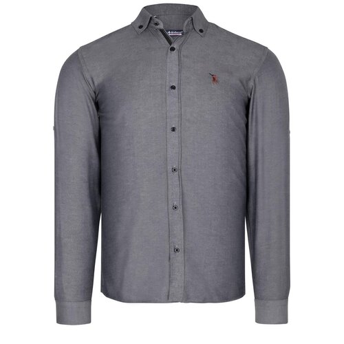 Dewberry G674 MENS SHIRT-PLAIN SMOKED Slike