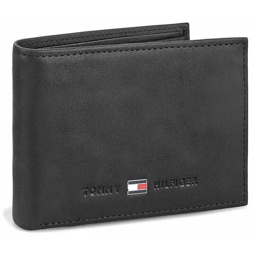 Tommy Hilfiger Velika moška denarnica Johnson Mini Cc Flap And Coin Pocket AM0AM00662/82568 Črna