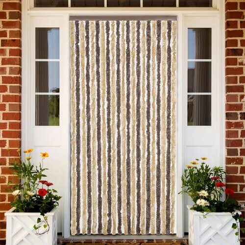 VidaXL Zastor protiv muha tamnosmeđi i bež 100 x 230 cm od &amp;scaron;enila Slike