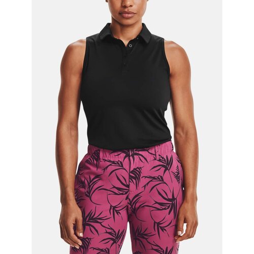 Under Armour Tank Top UA Zinger Sleeveless Polo-BLK - Women Cene