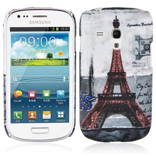 Cadorabo CARE, združljiv s Samsungom s Parizom - Eiffel Tower Print - Za&amp;scaron;čitni pokrov za trdo ohi&amp;scaron;je v trendnem dizajnu, (20560492) Slike