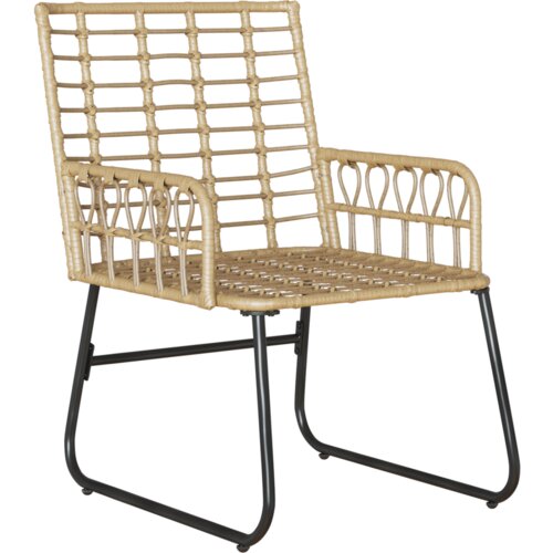 vidaXL Komplet za jedilnico v vrtu z blazino 3 pcs Črna, antracit Cene