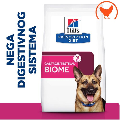 Hill’s Hill’s Prescription Diet Gastrointestinal Biome Hrana za Pse sa Piletinom 10 kg Slike