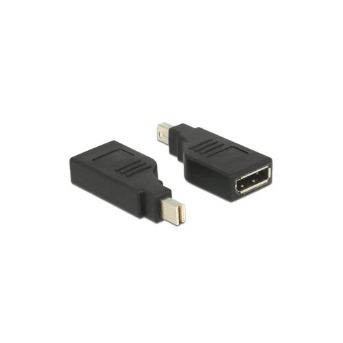 Delock 65626 DisplayPort adapter [1x mu&amp;scaron;ki konektor mini DisplayPort - 1x ženski konektor DisplayPort] crna Slike