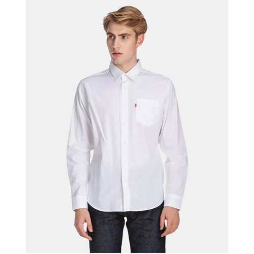 Levi's Srajce z dolgimi rokavi 85746 0000 SUNSET 1 POCKET STANDARD NEUTRALS Bela Cene