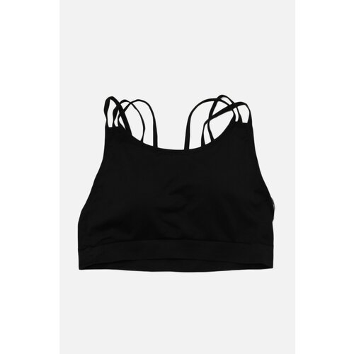 Trendyol black back detailed seamless sports bra Slike