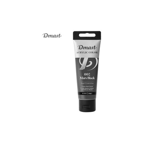 Deli AKRILNA BOJA DMAST PEBEO 75ml 002 MARS BLACK EC330-MB Slike