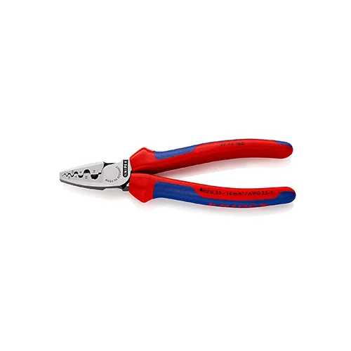 Knipex 97 72 180 kliješta za krimpanje kablovskih završetaka 0, 25 - 16, 0 mm ·