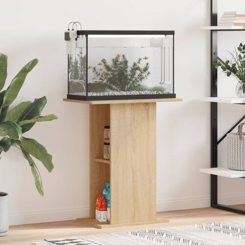 VidaXL Stalak za akvarij boja hrasta 60 5x36x72 5 cm konstruirano drvo Slike