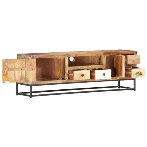 Maison Chic TV omarica - TV stojalo - Televizijska omarica 120x30x40 cm trden predelan les, (21700989) Slike