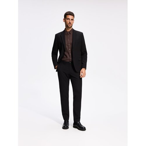 Reserved Slim fit sako s dodatkom viskoze - crno Cijene
